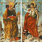 Francesco del Cossa St Peter and St John the Baptist (Griffoni Polyptych) painting
